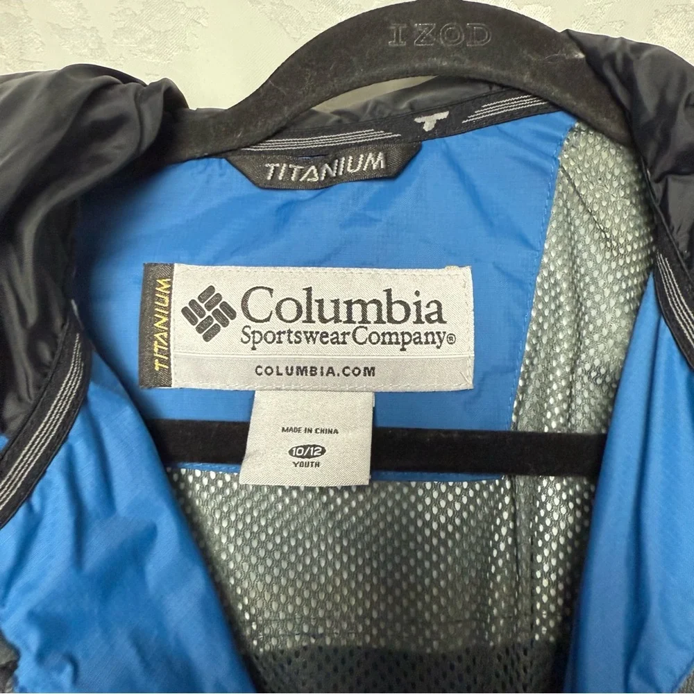 Columbia Youth Titanium Zip Up‎ Jacket Size 10/12